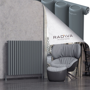 Mati Aluminium Radiator 1000x1254 Anthracite - Thumbnail