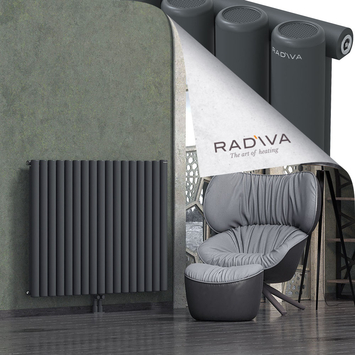 Mati Aluminium Radiator 1000x1254 Dark Anthracite - Thumbnail