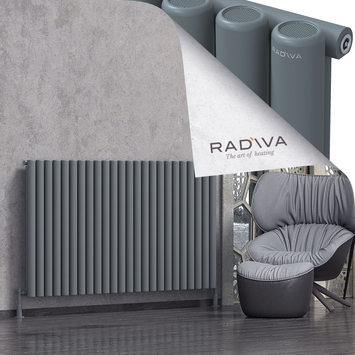 Mati Aluminium Radiator 1000x1772 Anthracite - Thumbnail