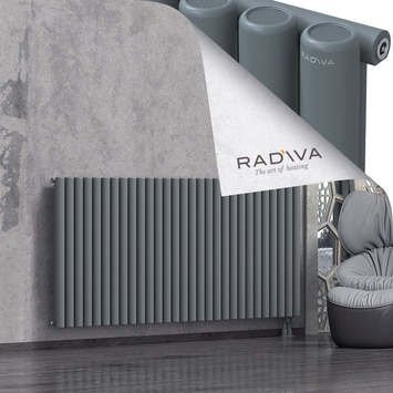 Mati Aluminium Radiator 1000x2142 Anthracite - Thumbnail