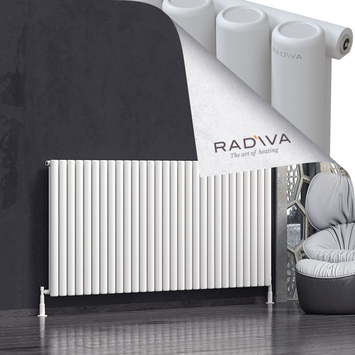 Mati Aluminium Radiator 1000x2142 White - Thumbnail