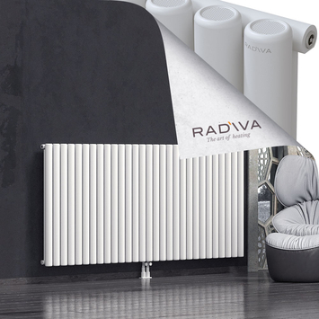 Mati Aluminium Radiator 1000x2142 White - Thumbnail