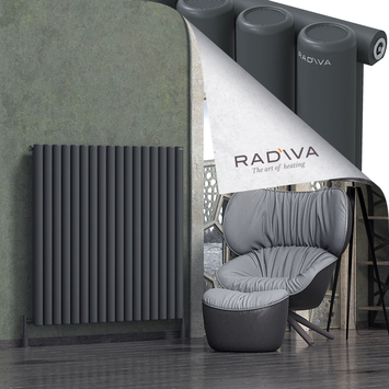 Mati Aluminium Radiator 1200x1254 Dark Anthracite - Thumbnail