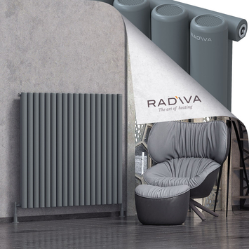 Mati Aluminium Radiator 1200x1328 Anthracite - Thumbnail