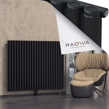 Mati Aluminium Radiator 1200x1698 Black - Thumbnail