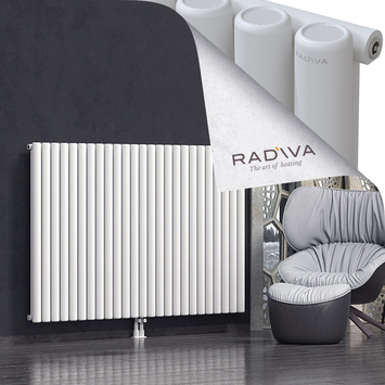 Mati Aluminium Radiator 1200x1846 White - Thumbnail