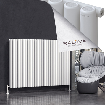 Mati Aluminium Radiator 1200x1920 White - Thumbnail