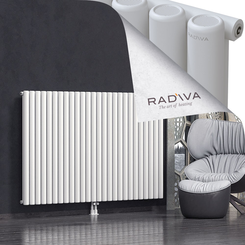 Mati Aluminium Radiator 1200x1920 White