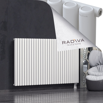 Mati Aluminium Radiator 1200x2142 White - Thumbnail