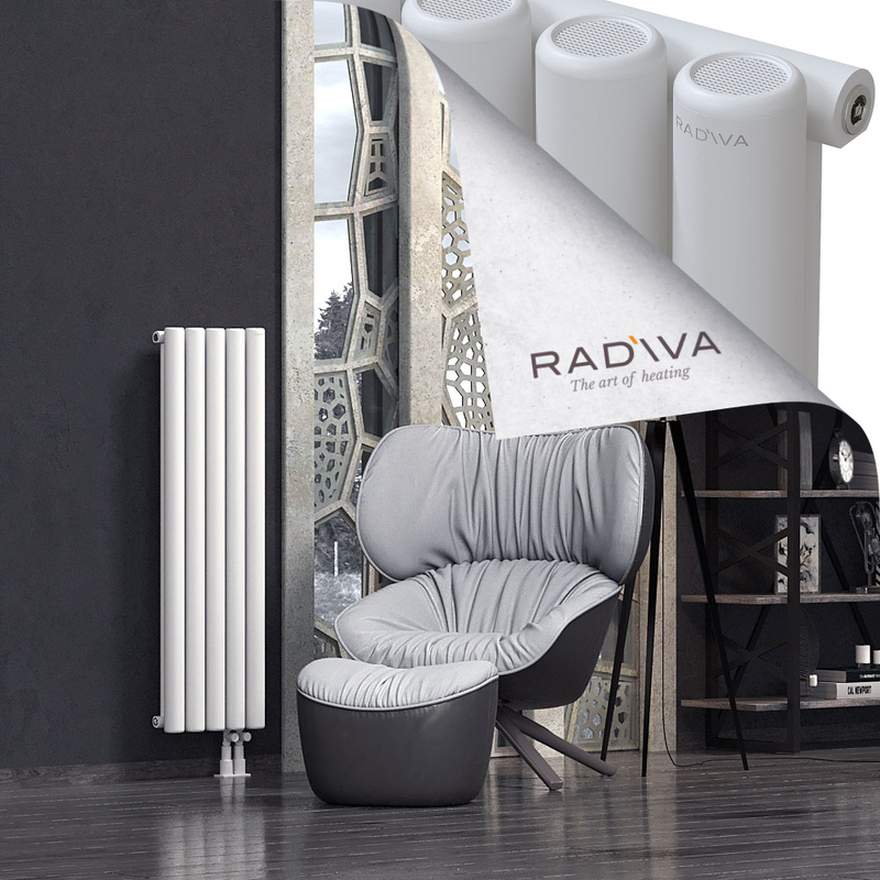 Mati Aluminium Radiator 1200x366 White