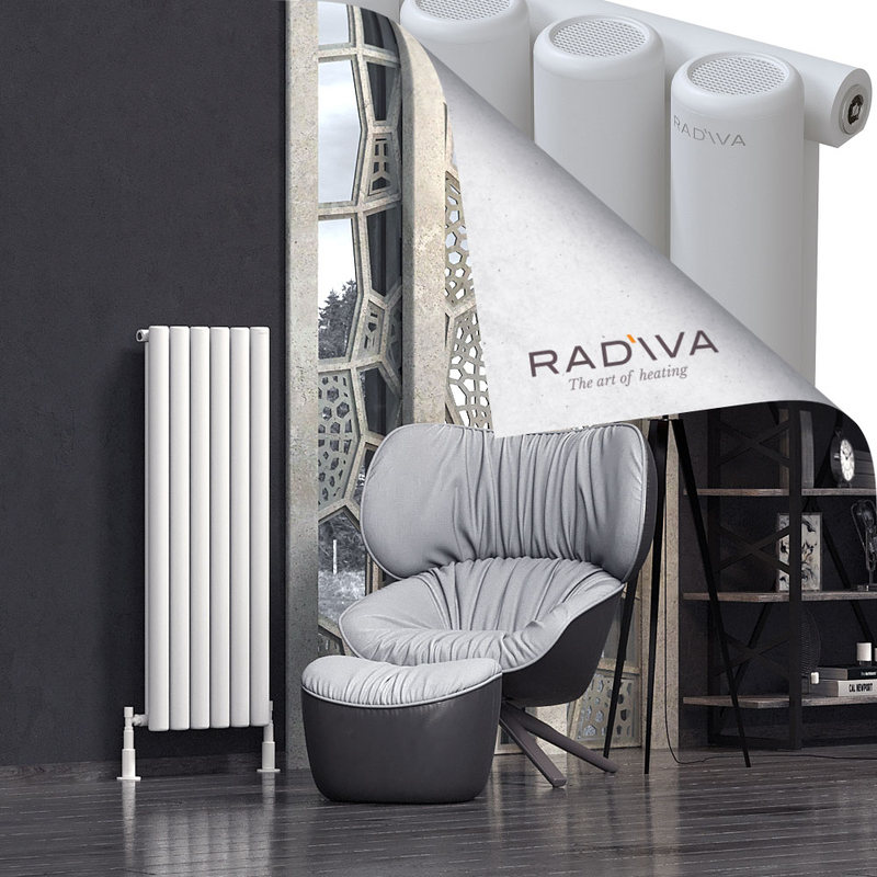 Mati Aluminium Radiator 1200x440 White