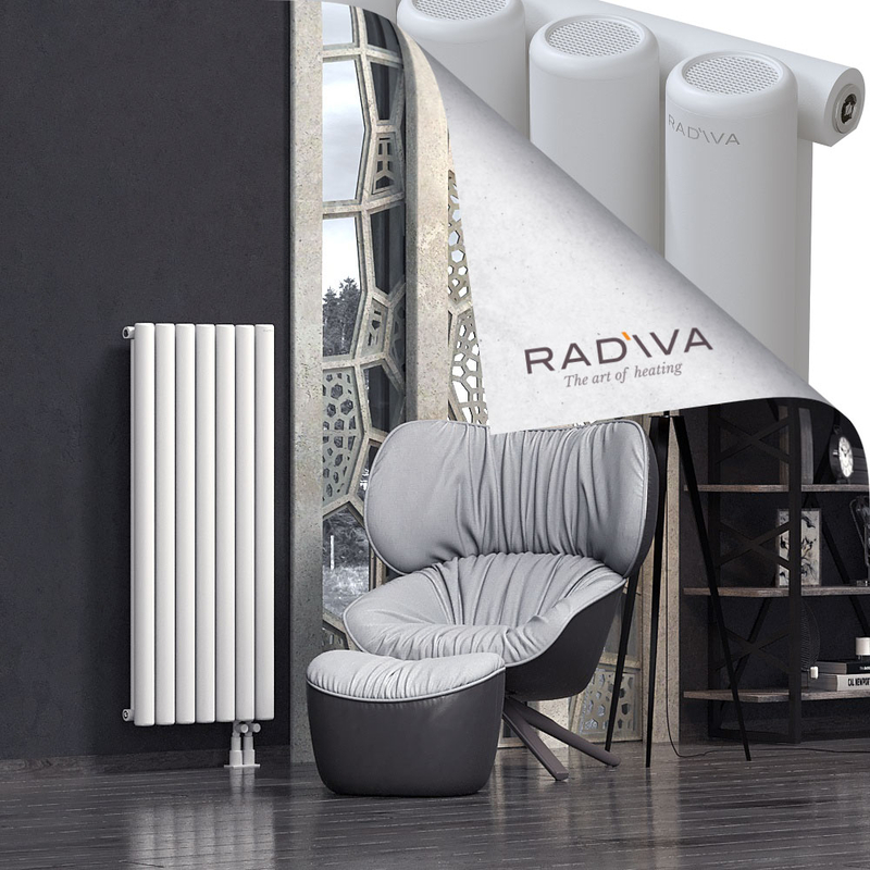 Mati Aluminium Radiator 1200x514 White