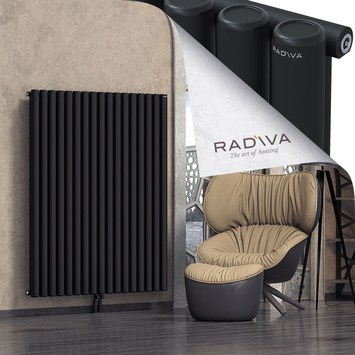 Mati Aluminium Radiator 1500x1254 Black - Thumbnail