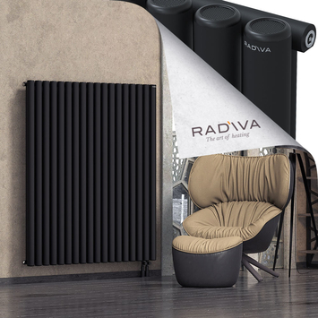 Mati Aluminium Radiator 1500x1328 Black - Thumbnail