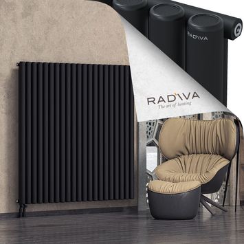 Mati Aluminium Radiator 1500x1550 Black - Thumbnail