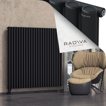 Mati Aluminium Radiator 1500x1698 Black - Thumbnail