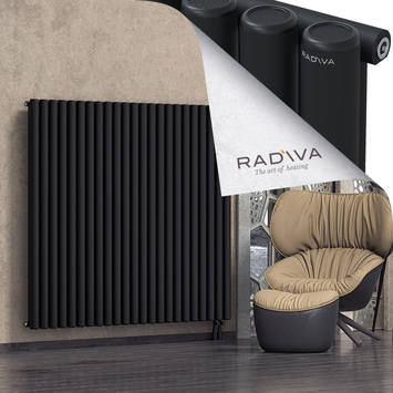 Mati Aluminium Radiator 1500x1698 Black - Thumbnail