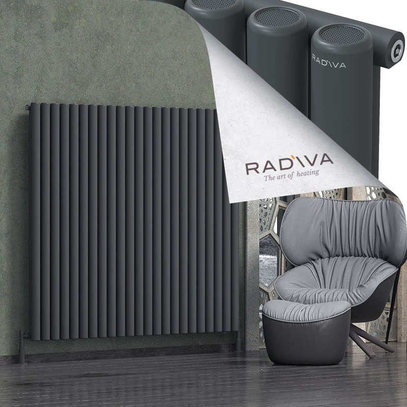 Mati Aluminium Radiator 1500x1698 Dark Anthracite