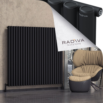 Mati Aluminium Radiator 1500x1772 Black - Thumbnail