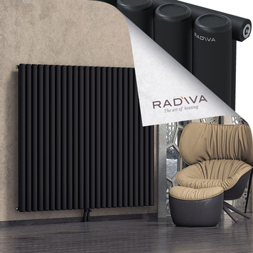 Mati Aluminium Radiator 1500x1772 Black - Thumbnail