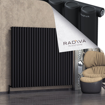 Mati Aluminium Radiator 1500x1994 Black - Thumbnail