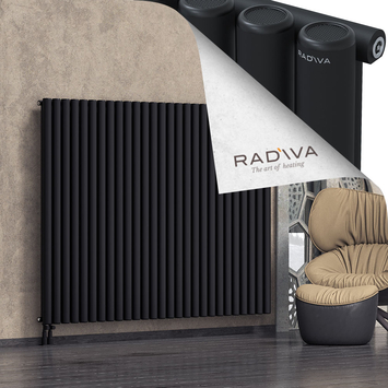 Mati Aluminium Radiator 1500x1994 Black - Thumbnail