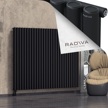 Mati Aluminium Radiator 1500x2068 Black - Thumbnail