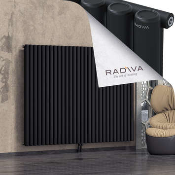 Mati Aluminium Radiator 1500x2142 Black - Thumbnail