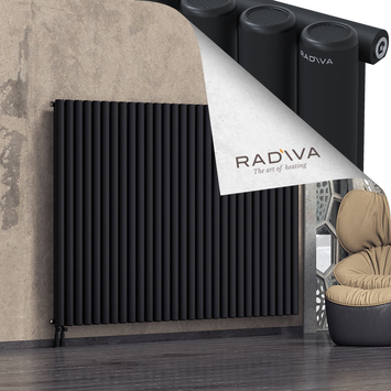 Mati Aluminium Radiator 1500x2142 Black - Thumbnail