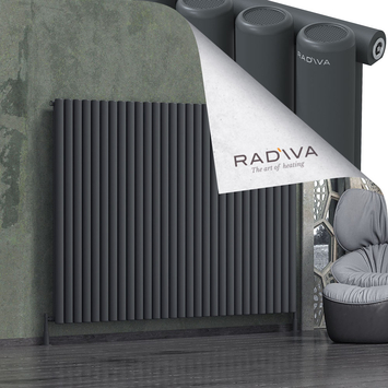 Mati Aluminium Radiator 1500x2142 Dark Anthracite - Thumbnail