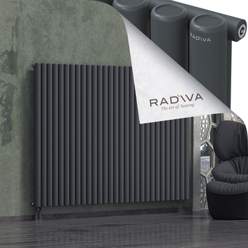 Mati Aluminium Radiator 1500x2142 Dark Anthracite - Thumbnail