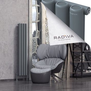 Mati Aluminium Radiator 1500x292 Anthracite - Thumbnail