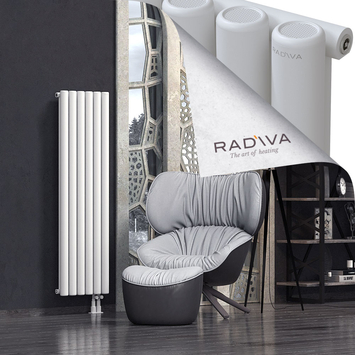 Mati Aluminium Radiator 1500x440 White - Thumbnail