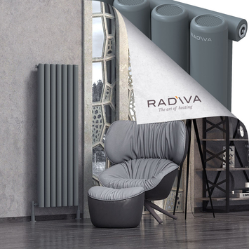 Mati Aluminium Radiator 1500x514 Anthracite - Thumbnail