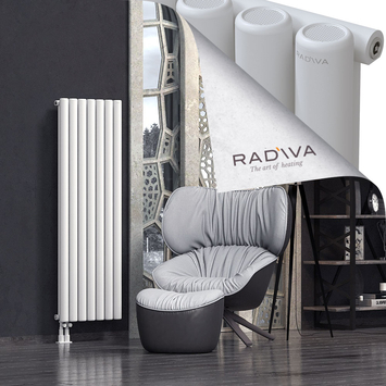 Mati Aluminium Radiator 1500x514 White - Thumbnail