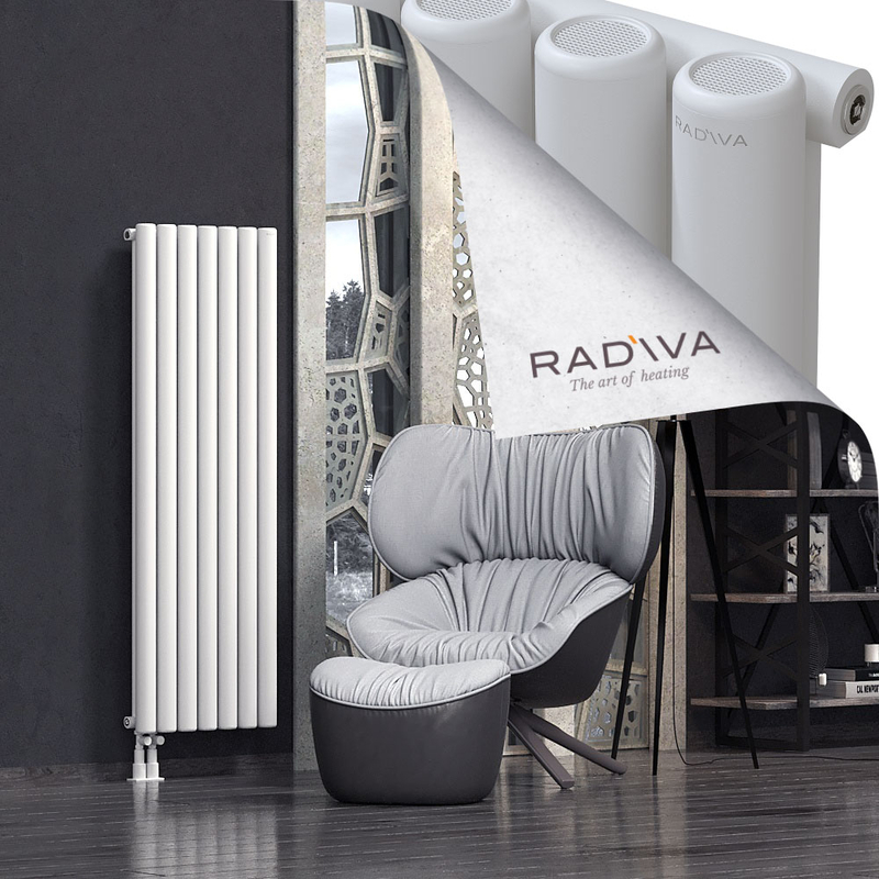 Mati Aluminium Radiator 1500x514 White