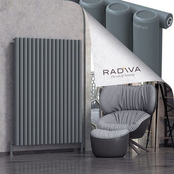 Mati Aluminium Radiator 1600x1254 Anthracite - Thumbnail