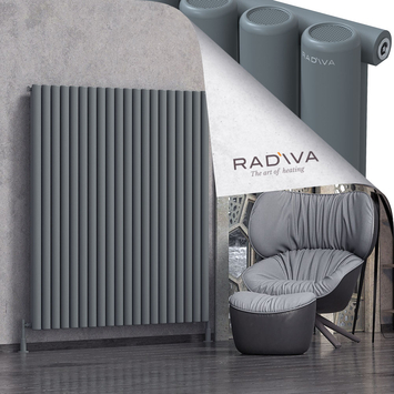 Mati Aluminium Radiator 1600x1476 Anthracite - Thumbnail