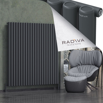 Mati Aluminium Radiator 1600x1624 Dark Anthracite - Thumbnail