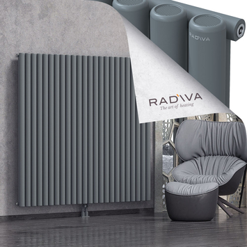 Mati Aluminium Radiator 1600x1772 Anthracite - Thumbnail