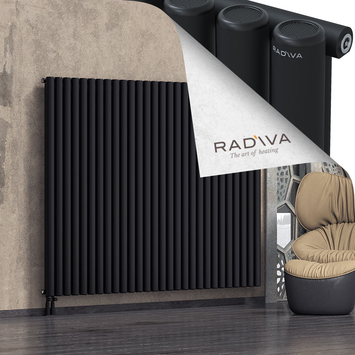 Mati Aluminium Radiator 1600x2068 Black - Thumbnail