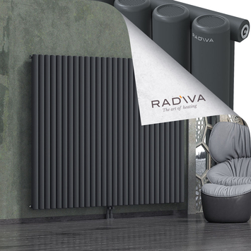 Mati Aluminium Radiator 1600x2068 Dark Anthracite - Thumbnail