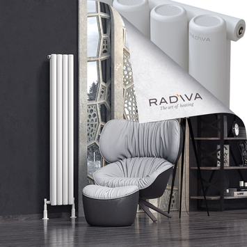 Mati Aluminium Radiator 1600x292 White - Thumbnail