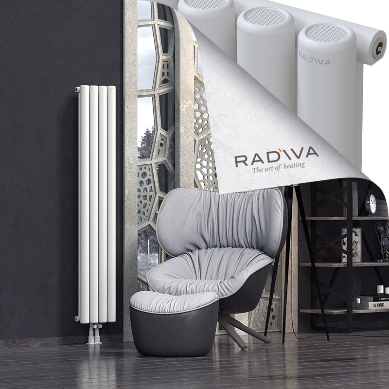 Mati Aluminium Radiator 1600x292 White