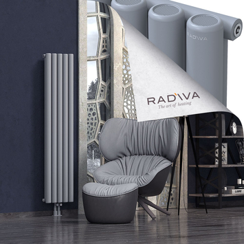 Mati Aluminium Radiator 1600x366 Grey - Thumbnail