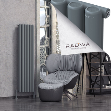 Mati Aluminium Radiator 1600x440 Anthracite - Thumbnail