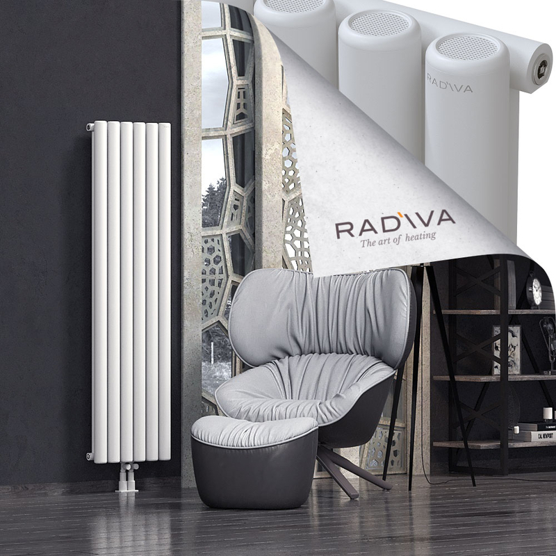 Mati Aluminium Radiator 1600x440 White