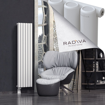 Mati Aluminium Radiator 1600x440 White - Thumbnail