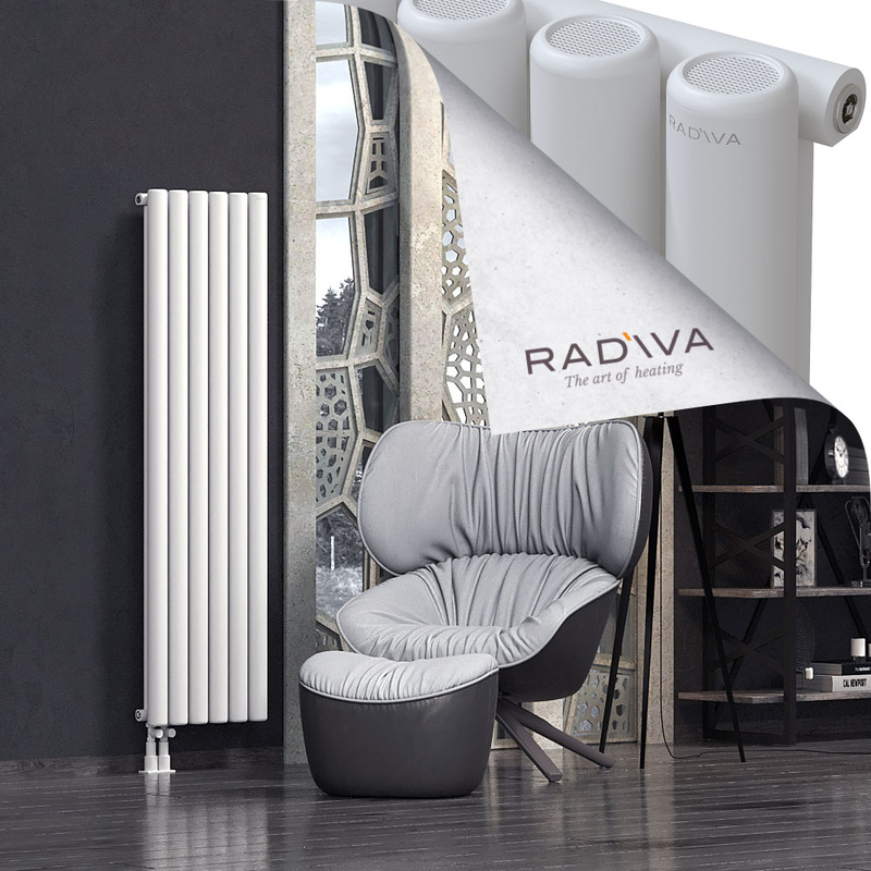 Mati Aluminium Radiator 1600x440 White