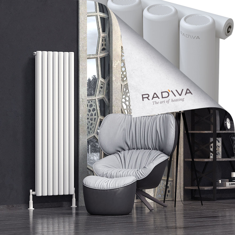 Mati Aluminium Radiator 1600x514 White